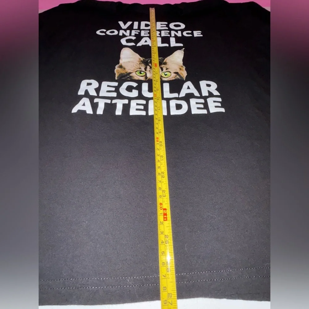 MAD Engine Black Cat Video Conference T-Shirt